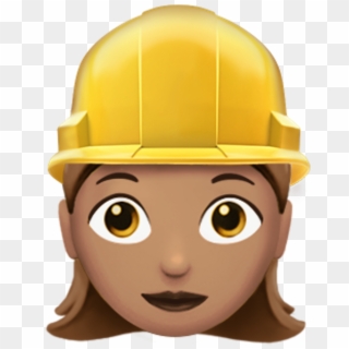 More Free Hard Working Female Png Images - Builder Emoji Clipart