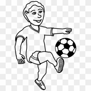 Football Player Clip Art - Soccer Ball Clip Art - Png Download