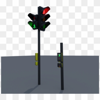 Pedestrian Crossing Traffic Lights Clipart
