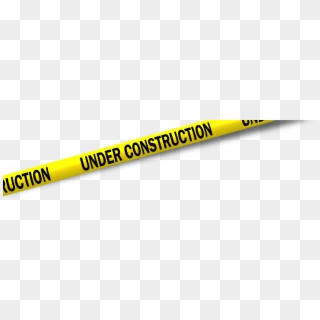 Under Construction On Ribbon - Road Construction Signs Clipart