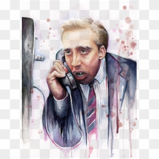 Click And Drag To Re-position The Image, If Desired - Nicolas Cage Vampire's Kiss Meme Clipart