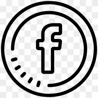 Facebook Circled Icon - Icon Clipart