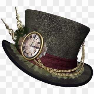 Steampunk Hat Png Clipart Picture - Alice In Wonderland Steampunk Art Transparent Png