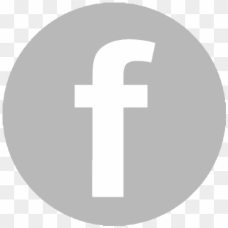 Contact - Facebook Logo Grey Circle Clipart