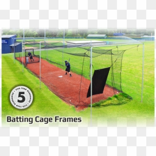 Svg Library Stock Baseball Clip Batting Cage - Batting Cage Setup - Png Download