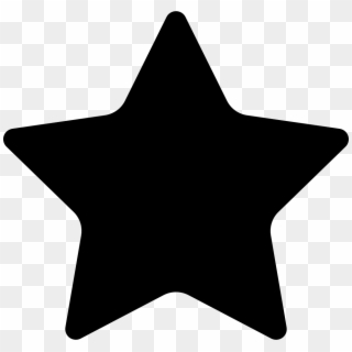 Black Star Icon Png - Font Awesome Star Svg Clipart