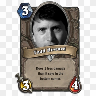 Todd Howard Hearthstone Card - Todd Howard Clipart