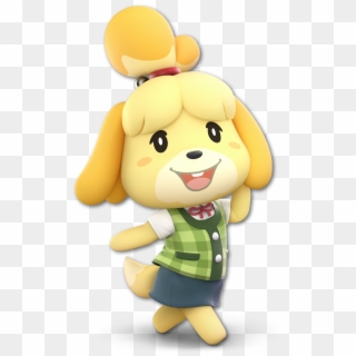 After Unlocking All Characters From The Mario Group, - Isabelle Super Smash Bros Ultimate Clipart