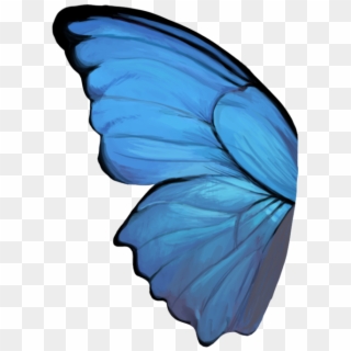 Blue Butterfly Wings - Butterfly Blue Wing Png Clipart
