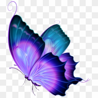 Яндекс - Фотки - - Clipart Butterfly Design, Colorful - Transparent Butterfly - Png Download