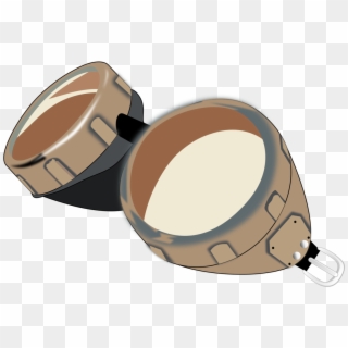Steampunk Fashion Goggles Computer Icons Leather Helmet - Steampunk Goggles Clipart - Png Download