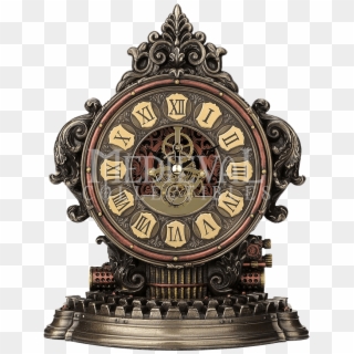 Steampunk Mantle Clock Clipart