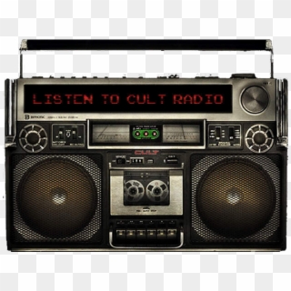 Boombox Png - 1980s Radio Png Clipart