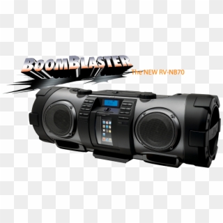 Cd Boombox With Iphone/ipod Dock And Twin Super Woofers - Jvc Rv Nb70 Kaboom Clipart