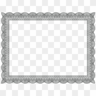 Black Certificate Border - Boarder Certificate Frame Design Clipart