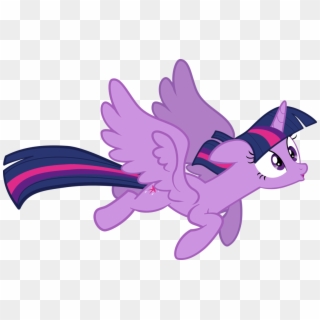 This Morning On - Twilight Sparkle With Wings Flying Clipart