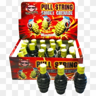 Pull String Smoke Grenade , Png Download - Toy Smoke Grenades Clipart