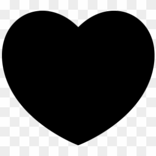 Black Heart Png Photo - Black Heart Icon Png Clipart