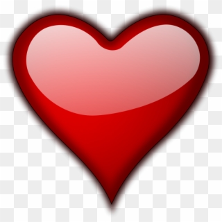 3d Red Heart Png Hd - Valentine Heart Clipart