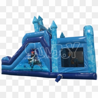 Disney Frozen Bounce House Combo - Inflatable Clipart