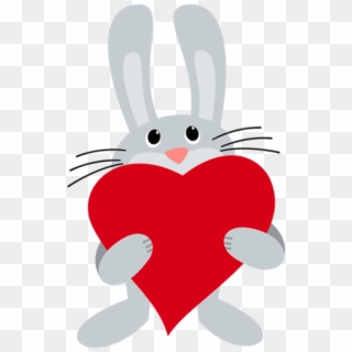 Free Png Download Bunny With Heart Png Images Background - Bunny With Heart Clipart Transparent Png