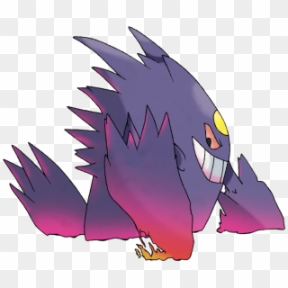 Mega Gengar , As The Shadow Pokemon, Is At A State - Gengar Clipart