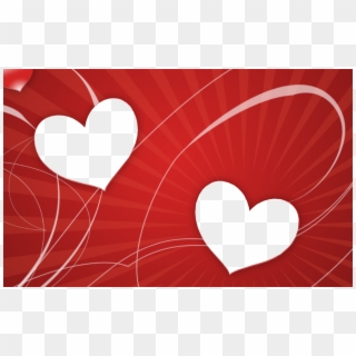 Red Love Heart - Wallpaper Clipart