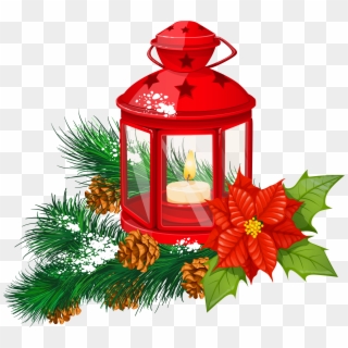 Christmas Lantern Clipart - Png Download