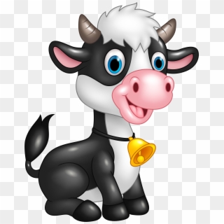 Clipart Png Cow - Cartoon Cow Transparent Background