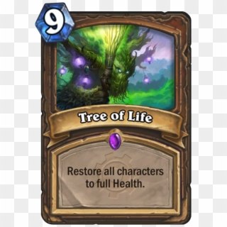 Tree Of Life Card - 0 Mana Cards Hearthstone Clipart