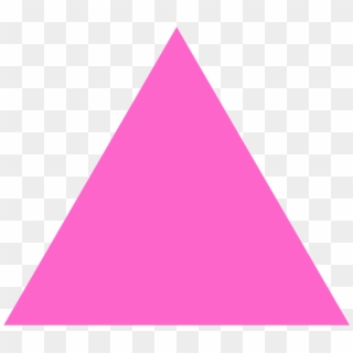 Free Icons Png - Pink Triangle No Background Clipart