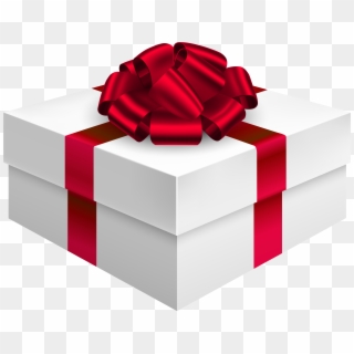 Gift Box With Bow In Red Png Clipart - Gift Box Gif Png Transparent Png