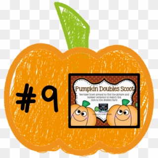 First Grade And Flip Flops Is Seeing Double With This - Pumpkin Clipart
