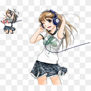 Anime Music Girl Png Clipart