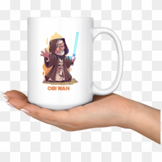 Obi Wan Chibi Mug Star Wars - Mug Clipart