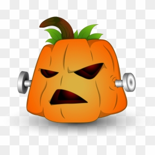 Halloween Frankenshtain Pumpkin Png Picture - Pumpkin Clipart