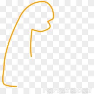 Begin With Sketching A Fist Shape With An Arm Clipart