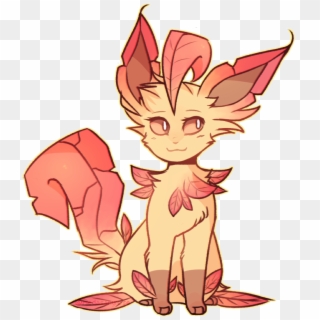#leafeon - Red Leafeon Clipart