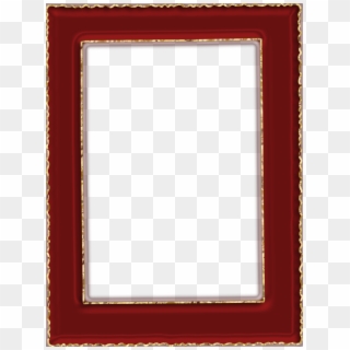 Transparent Red And Gold Png Frame - Picture Frame Clipart