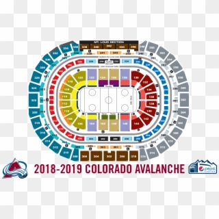 View Seating Chart - Avalanche Pepsi Center Seating Chart Clipart