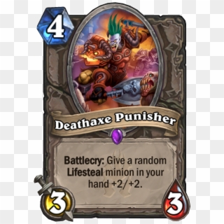 Enus Deathaxepunisher - New Hearthstone Cards Boomsday Clipart
