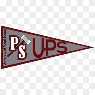 University Of Puget Sound Pennant Gear Up - Graphic Design Clipart