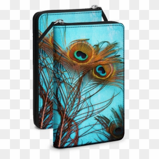 Dailyobjects 3 Peacock Feathers Travel Organiser Passport - Lyf Wind 7 Back Cover Clipart