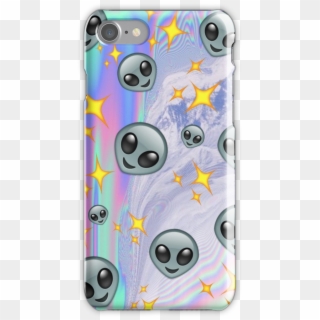 Tumblr Alien Emoji Phone Case Iphone 7 Snap Case - Fundas Tumblr Para Iphone Clipart