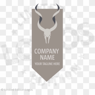 Antelope Skull Logo - Common Eland Clipart