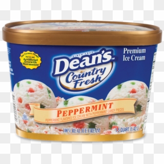 Dean's Country Fresh Premium Peppermint Ice Cream-seasonal - Peppermint Ice Cream Deans Clipart
