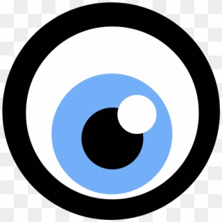 Blue Eye Icon - Circle Clipart