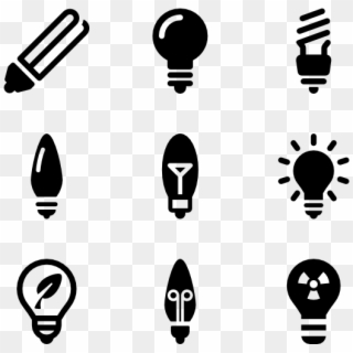 Light Bulbs - Light Bulb Icon Vector Free Clipart