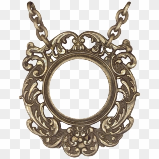 Vintage Ornate Frame - Circle Clipart