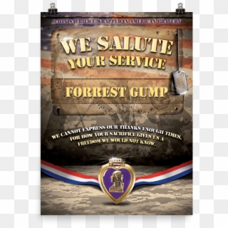 Purple Heart Recipients - Banner Clipart